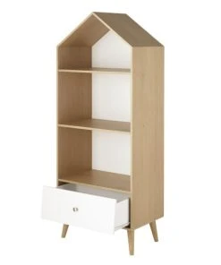 Maisons Du Monde Bibliothèque Maison 2 étagères 1 Tiroir Blanche -Maisons du Monde boutique bibliotheque maison 2 etageres 1 tiroir blanche 1000 9 33 193061 3