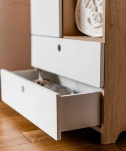 Bellamy Bibliothèque Maison Blanc Naturel -Maisons du Monde boutique bibliotheque maison blanc naturel 7