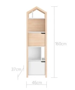 Bellamy Bibliothèque Maison Naturel Blanc -Maisons du Monde boutique bibliotheque maison naturel blanc 5