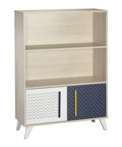 Sauthon Bibliothèque Meuble 120x86x36cm Beige Clair