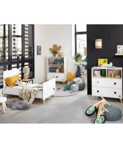 Sauthon Bibliothèque Meuble étoiles 120x86x35cm En Bois Blanc -Maisons du Monde boutique bibliotheque meuble etoiles 120x86x35cm en bois blanc 2