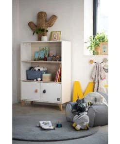 Sauthon Bibliothèque Meuble Gouttes 120x86x35cm En Bois Blanc 9 Sauthon Bibliothèque Meuble Gouttes 120x86x35cm En Bois Blanc -Maisons du Monde boutique bibliotheque meuble gouttes 120x86x35cm en bois blanc 3