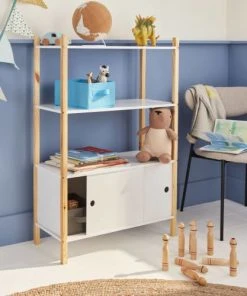 Alice's Garden Bibliothèque Pour Enfant à Trois Niveaux Naturel Blanc 10 Alice's Garden Bibliothèque Pour Enfant à Trois Niveaux Naturel Blanc -Maisons du Monde boutique bibliotheque pour enfant a trois niveaux naturel blanc 2