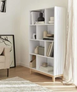 Alice's Garden Bibliothèque Scandinave Blanche -Maisons du Monde boutique bibliotheque scandinave blanche 2