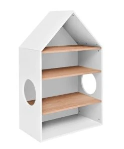 Bellamy Bibliothèque Tête De Lit Maison Blanc Naturel