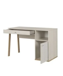 GAMI Bureau 1 Porte 1 Tiroir Châtaignier Blanchi -Maisons du Monde boutique bureau 1 porte 1 tiroir chataignier blanchi 4
