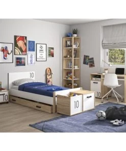 GAMI Bureau 1 Porte Chêne Blanc -Maisons du Monde boutique bureau 1 porte chene blanc 3