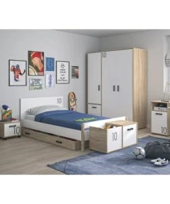 GAMI Bureau 1 Porte Chêne Blanc -Maisons du Monde boutique bureau 1 porte chene blanc 5