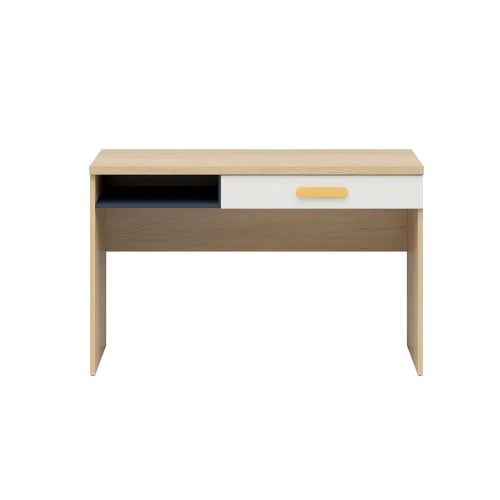 Petits Meubles Bureau 1 Tiroir 1 Niche Naturel Blanc Et Jaune 3 Petits Meubles Bureau 1 Tiroir 1 Niche Naturel Blanc Et Jaune