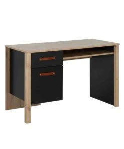 Terre De Nuit Bureau 1 Tiroir Caisson En Bois Imitation Chêne Clair Et Noir 7 Terre De Nuit Bureau 1 Tiroir Caisson En Bois Imitation Chêne Clair Et Noir -Maisons du Monde boutique bureau 1 tiroir caisson en bois imitation chene clair et noir 2