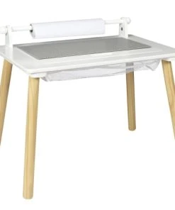 The Home Deco Factory Bureau 2 En 1 Compatible Briques