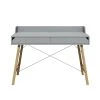 Bellamy Bureau 2 Tiroirs Gris 1 Bellamy Bureau 2 Tiroirs Gris -Maisons du Monde boutique bureau 2 tiroirs gris