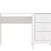 Bopita Bureau Avec 3 Tiroirs Blanc En MDF Et Hêtre -Maisons du Monde boutique bureau avec 3 tiroirs blanc en mdf et hetre