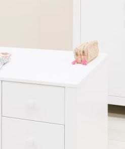 Bopita Bureau Avec 3 Tiroirs Blanc En MDF Et Hêtre -Maisons du Monde boutique bureau avec 3 tiroirs blanc en mdf et hetre 2