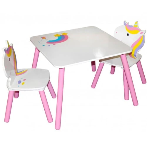 Wadiga Bureau Avec Chaise Enfant Design Licorne Blanc 3 Wadiga Bureau Avec Chaise Enfant Design Licorne Blanc