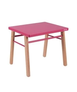 Combelle Bureau Enfant En Bois Bicolore Fuchsia 50x43x40cm -Maisons du Monde boutique bureau enfant en bois bicolore fuchsia 50x43x40cm 2