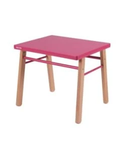 Combelle Bureau Enfant En Bois Coloris Naturel Et Vert Menthe 50x43x40cm -Maisons du Monde boutique bureau enfant en bois bicolore fuchsia 50x43x40cm gabriel