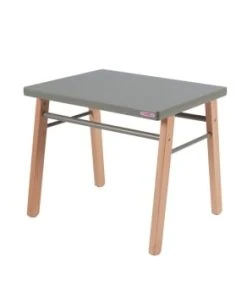 Combelle Bureau Enfant En Bois Bicolore Blanc 50x43x40cm -Maisons du Monde boutique bureau enfant en bois coloris naturel et gris clair 50x43x40cm gabriel 2