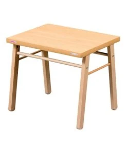 Combelle Bureau Enfant En Bois Vernis Naturel 50x43x40cm