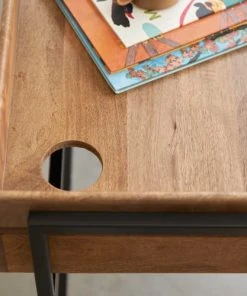 Tikamoon Bureau Enfant En Manguier Massif Et Métal -Maisons du Monde boutique bureau enfant en manguier massif et metal 2