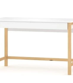 WNM Group Bureau Enfant En Pin Massif 100x50 Naturel