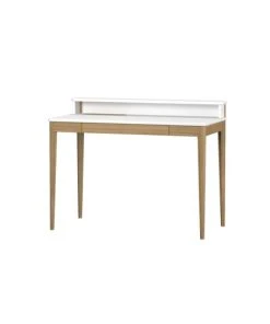 WNM Group Bureau Enfant En Pin Massif 110x56 Blanc