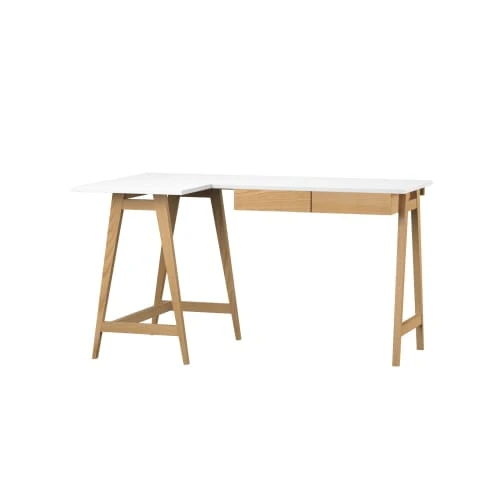 WNM Group Bureau Enfant En Pin Massif 115x85 Blanc 3 WNM Group Bureau Enfant En Pin Massif 115x85 Blanc