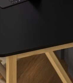 WNM Group Bureau Enfant En Pin Massif 120x58 Noir 10 WNM Group Bureau Enfant En Pin Massif 120x58 Noir -Maisons du Monde boutique bureau enfant en pin massif 120x58 noir 3