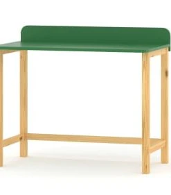 WNM Group Bureau Enfant En Pin Massif 120x58 Vert