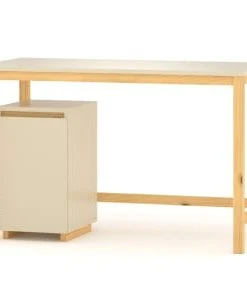 WNM Group Bureau Enfant En Pin Massif 120x60 Beige