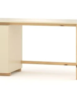 WNM Group Bureau Enfant En Pin Massif 120x60 Beige