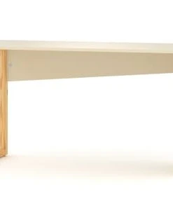 WNM Group Bureau Enfant En Pin Massif 120x60 Beige
