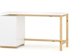 WNM Group Bureau Enfant En Pin Massif 120x60 Gris Foncé -Maisons du Monde boutique bureau enfant en pin massif 120x60 blanc 33