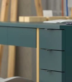 WNM Group Bureau Enfant En Pin Massif 120x60 Bleu -Maisons du Monde boutique bureau enfant en pin massif 120x60 bleu 19