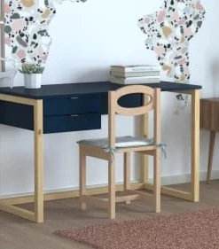 WNM Group Bureau Enfant En Pin Massif 120x60 Bleu -Maisons du Monde boutique bureau enfant en pin massif 120x60 bleu 35