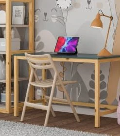 WNM Group Bureau Enfant En Pin Massif 120x60 Bleu -Maisons du Monde boutique bureau enfant en pin massif 120x60 bleu 41