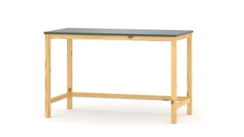 WNM Group Bureau Enfant En Pin Massif 120x60 Noir 6 WNM Group Bureau Enfant En Pin Massif 120x60 Noir - Image 4