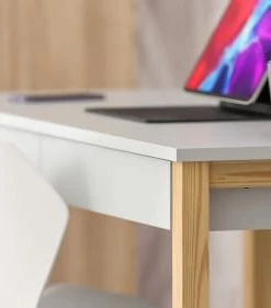 WNM Group Bureau Enfant En Pin Massif 120x60 Gris -Maisons du Monde boutique bureau enfant en pin massif 120x60 gris 16