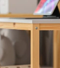 WNM Group Bureau Enfant En Pin Massif 120x60 Gris -Maisons du Monde boutique bureau enfant en pin massif 120x60 gris 8