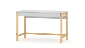 WNM Group Bureau Enfant En Pin Massif 120x60 Vert 8 WNM Group Bureau Enfant En Pin Massif 120x60 Vert - Image 6