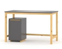 WNM Group Bureau Enfant En Pin Massif 120x60 Bleu 13 WNM Group Bureau Enfant En Pin Massif 120x60 Bleu -Maisons du Monde boutique bureau enfant en pin massif 120x60 gris fonce