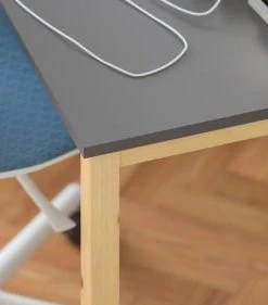 WNM Group Bureau Enfant En Pin Massif 120x60 Gris Foncé -Maisons du Monde boutique bureau enfant en pin massif 120x60 gris fonce 38