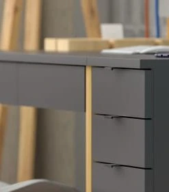 WNM Group Bureau Enfant En Pin Massif 120x60 Gris Foncé 11 WNM Group Bureau Enfant En Pin Massif 120x60 Gris Foncé -Maisons du Monde boutique bureau enfant en pin massif 120x60 gris fonce 43