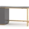 WNM Group Bureau Enfant En Pin Massif 120x60 Gris Foncé -Maisons du Monde boutique bureau enfant en pin massif 120x60 gris fonce 45