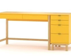 WNM Group Bureau Pour Enfant En Pin Massif 120x60 Blanc -Maisons du Monde boutique bureau enfant en pin massif 120x60 jaune 23