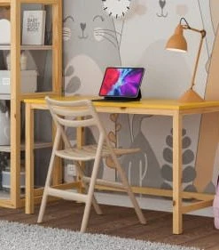 WNM Group Bureau Enfant En Pin Massif 120x60 Jaune 9 WNM Group Bureau Enfant En Pin Massif 120x60 Jaune -Maisons du Monde boutique bureau enfant en pin massif 120x60 jaune 29