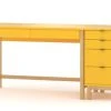 WNM Group Bureau Enfant En Pin Massif 120x60 Jaune -Maisons du Monde boutique bureau enfant en pin massif 120x60 jaune 33