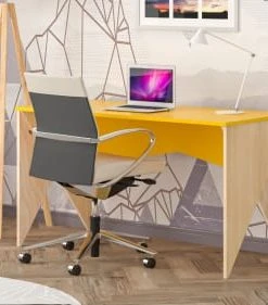 WNM Group Bureau Enfant En Pin Massif 120x60 Jaune -Maisons du Monde boutique bureau enfant en pin massif 120x60 jaune 52