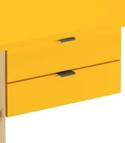WNM Group Bureau Enfant En Pin Massif 120x60 Jaune -Maisons du Monde boutique bureau enfant en pin massif 120x60 jaune 79