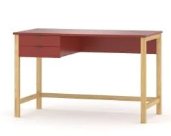 WNM Group Bureau Enfant En Pin Massif 120x60 Blanc -Maisons du Monde boutique bureau enfant en pin massif 120x60 rouge 10